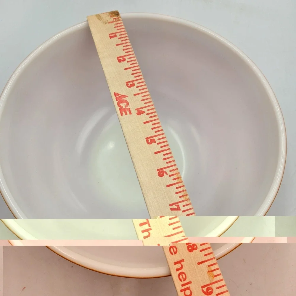VTG Pyrex Nesting Mixing Bowl #403, FlameGlo Orange Red Ombre, 2.5 Quart 1970s